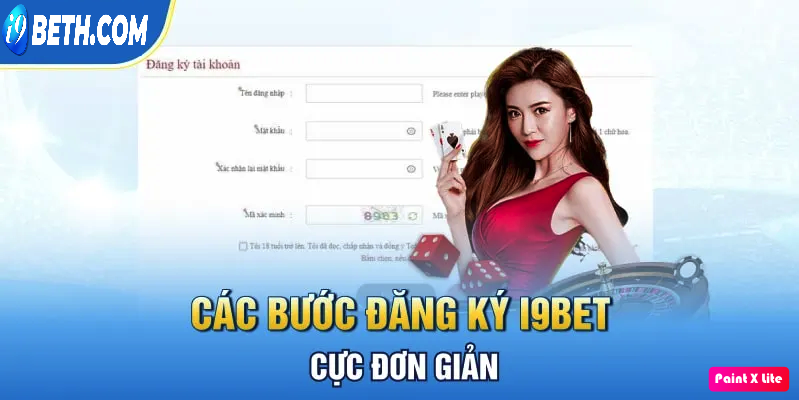 Đăng ký i9Bet qua các bước 